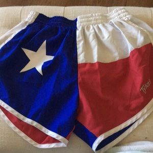 Women’s Texas Flag Running Shorts